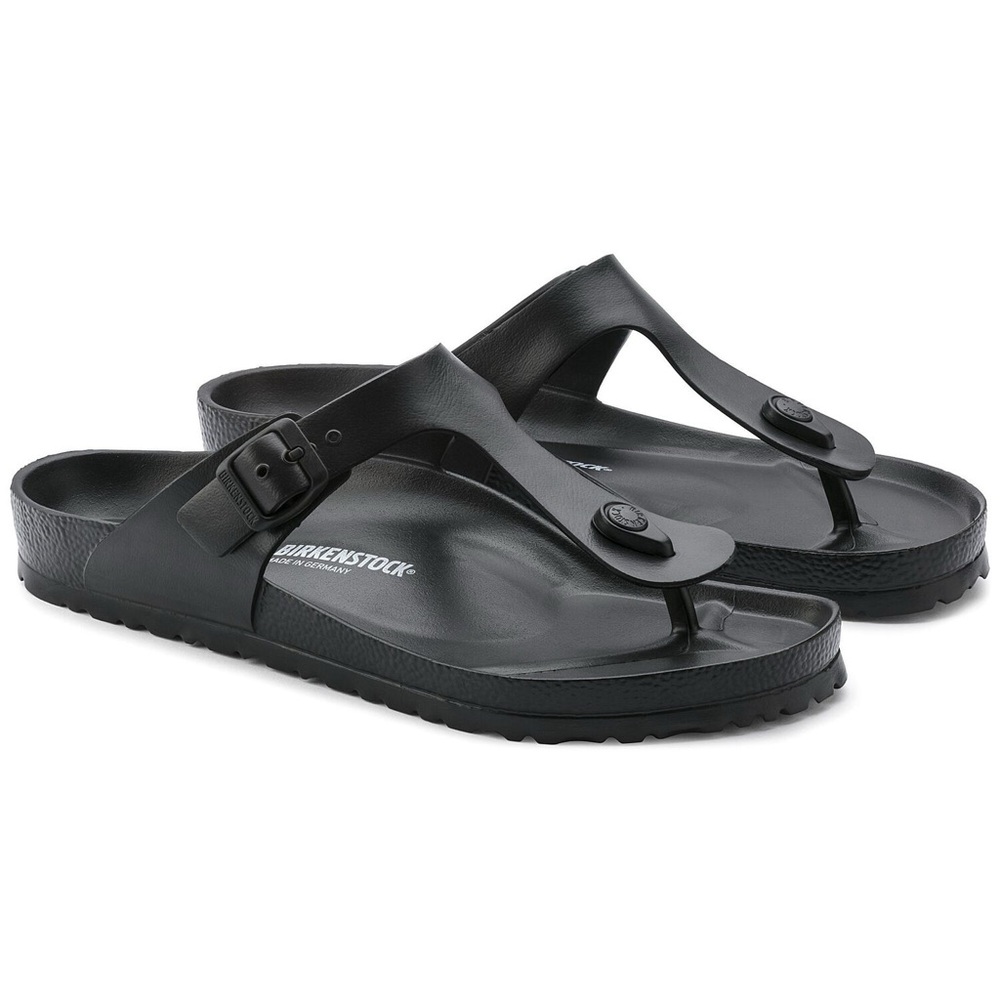 Birkenstock M12 W14 45 EU EVA Gizeh unisex Black the ultimate sandal flip flop